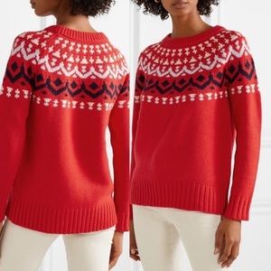 J.Crew holiday vintage fair isle chunky sweater